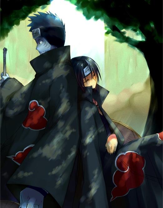 Kisame and Kawaii Sleeping Itachi